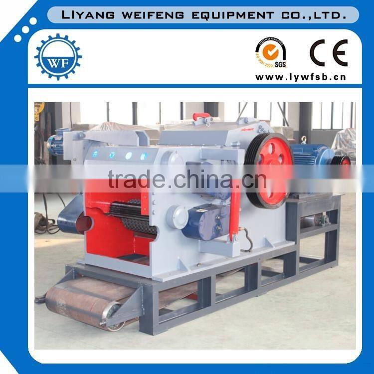 Drum wood chipper used in fiber board factory