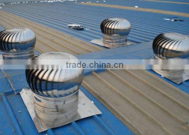 good appearance non power silent roof fan with good quality for factory