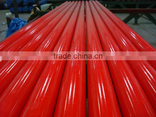 fire annihilator pipe small diameter red painting welded steel pipe