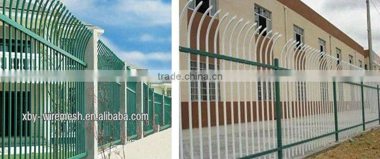 wrought iron welded picket mesh fence