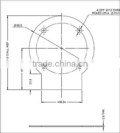 anti-skidding adhesive rubber feet pad