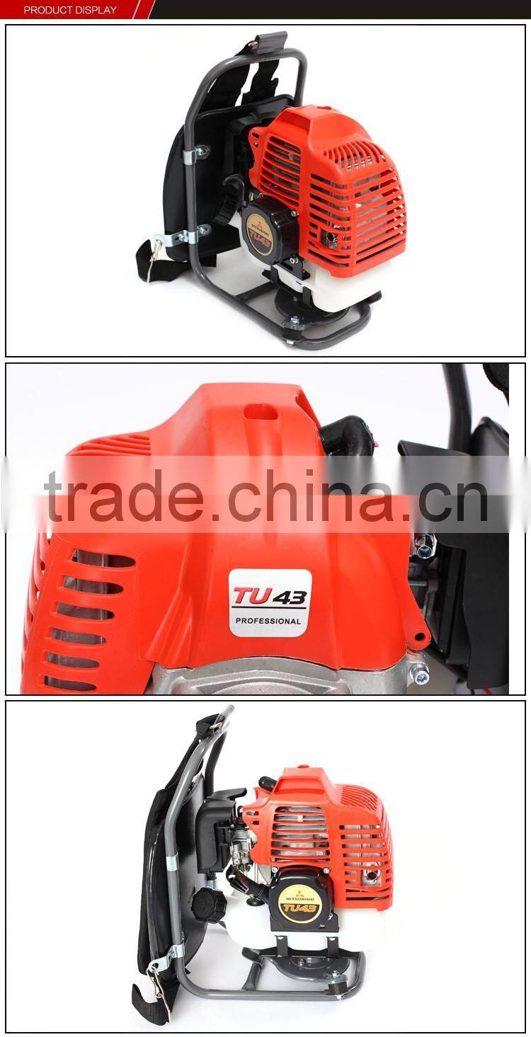 factory price steel alloy 42.7cc TU43 flexible shaft brush cutter