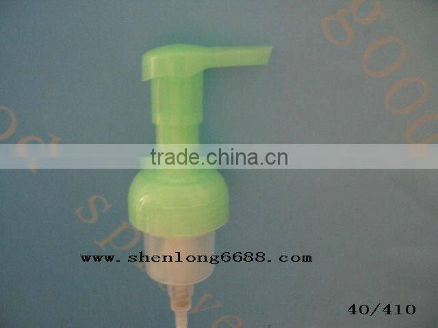 Cosmetic plastic foam dispenser pump 40mm