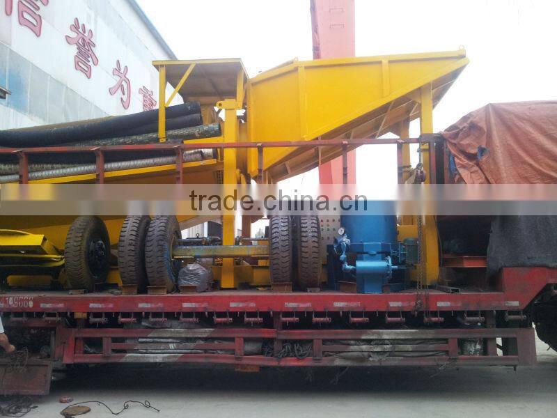 Movable gold Wash Plant in Southeast Asia With Patent For Sale