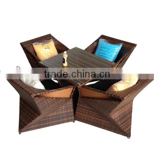 Alibaba wholesale modern indoor sectional rattan furniture living room sofa set