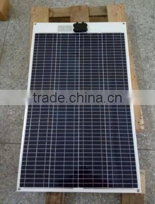 100W/18V Semi flexible solar cell panel