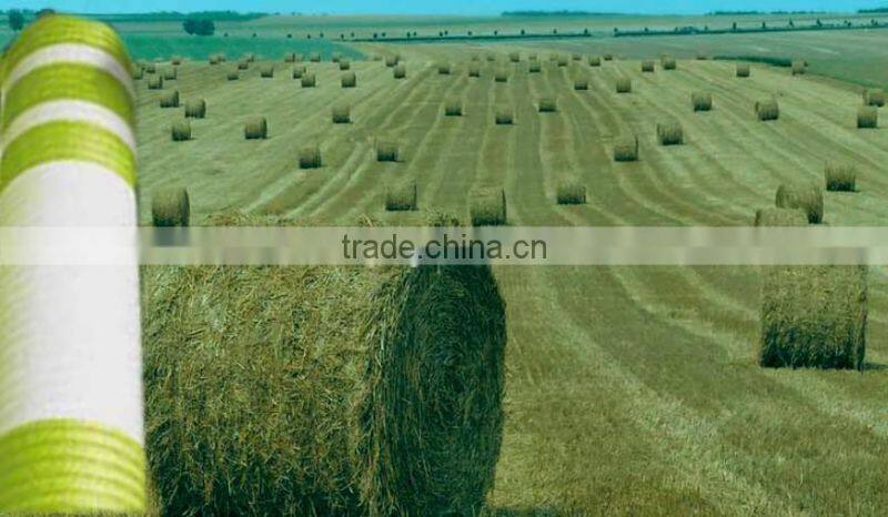 agriculture blue bale net , straw bale net wrap