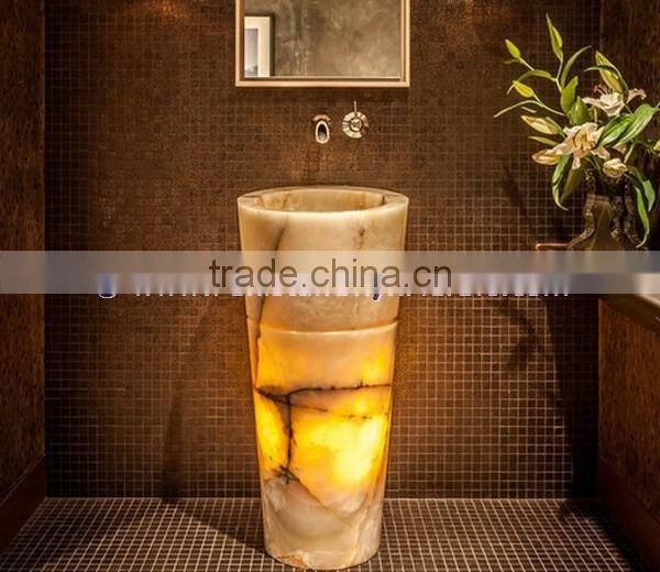 FIRST QUALITY BACKLIT ONYX BATHROOM VANITYTOPS & SINKS