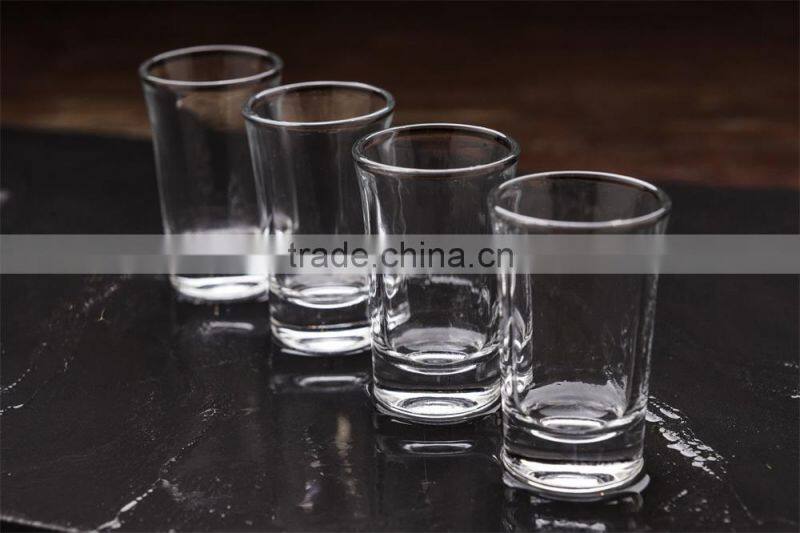 45ml clear glass dessert shot glass