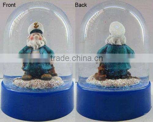 Fish snow globe, acrylic fish sea snow globe