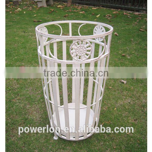 Vintage Unique Antique Wrough Iron Metal Square Umbrella Holder Home Furniture PL08-6350