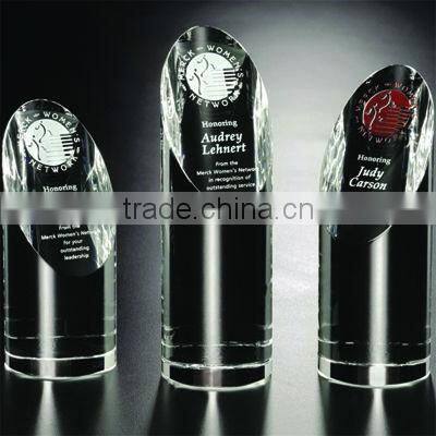 2016 fashion optical crystal trophy award