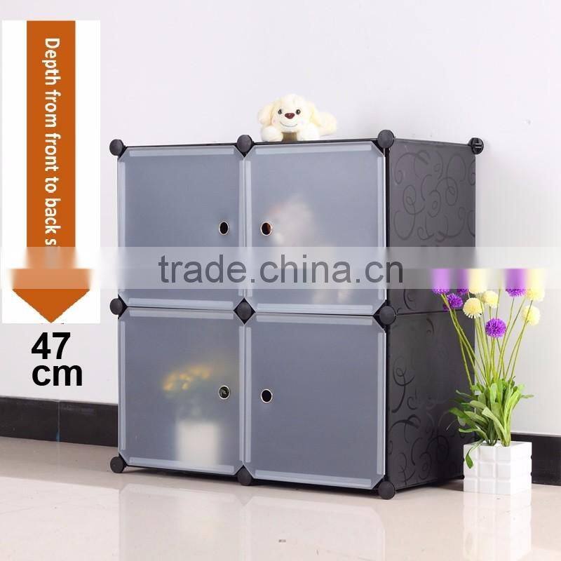 VIVINATURE DIY Large Clothes Closet Wardrobe Cabinet Cloth Shoes Storage Organizer 4-Layers 16-Drawer