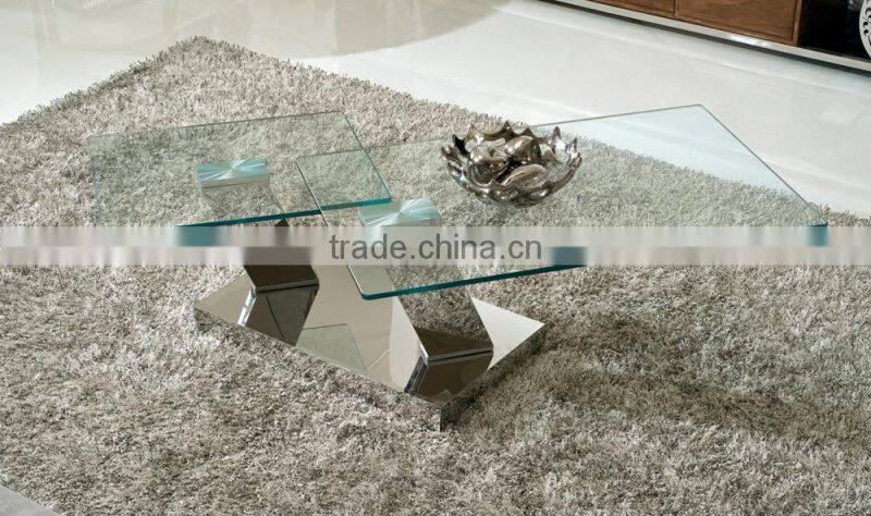 C142 Modern design tempered glass hot sale Coffee table