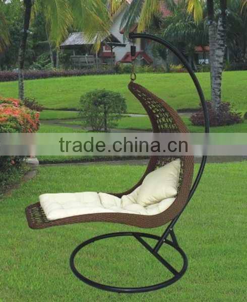 Unique outdoor furniture rattan balcony swing chair