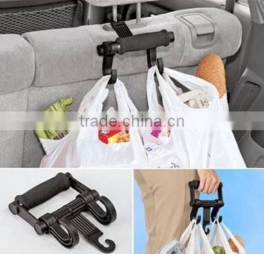 Seat Back Car Hook ,Double Vehicle Hangers,plastic car hanger