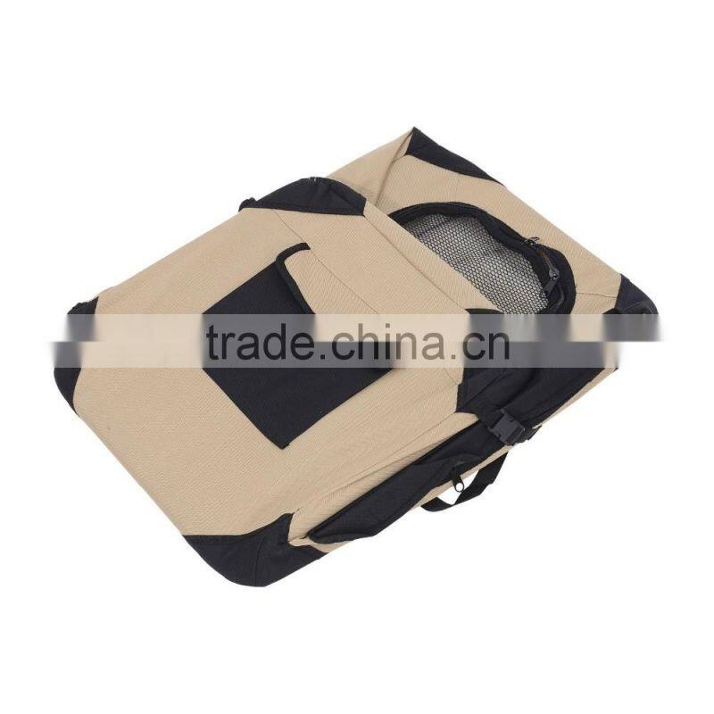 Foldable Portable Soft Pet Crate , Pet Carrier Portable Travel Kennel