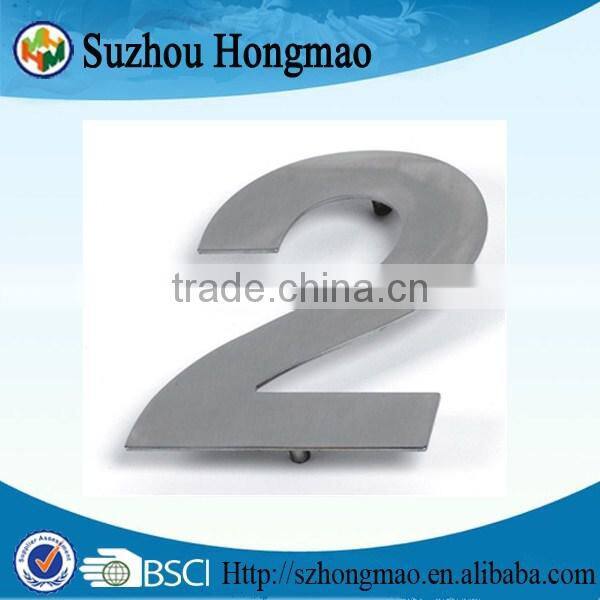 160M 304 Stainless Steel brushed house number plate