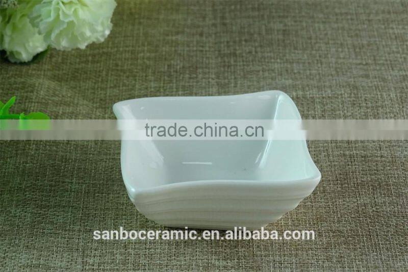 Wholesale stock white porcelain soy sauce dishstock white ceramics sauce dish