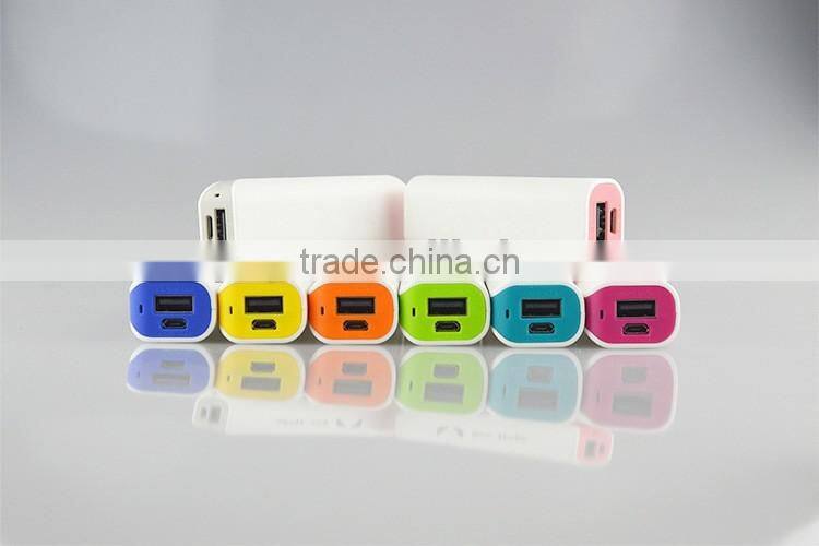 Power bank 2600mah, mobile power supply, portable usb travel battery charger