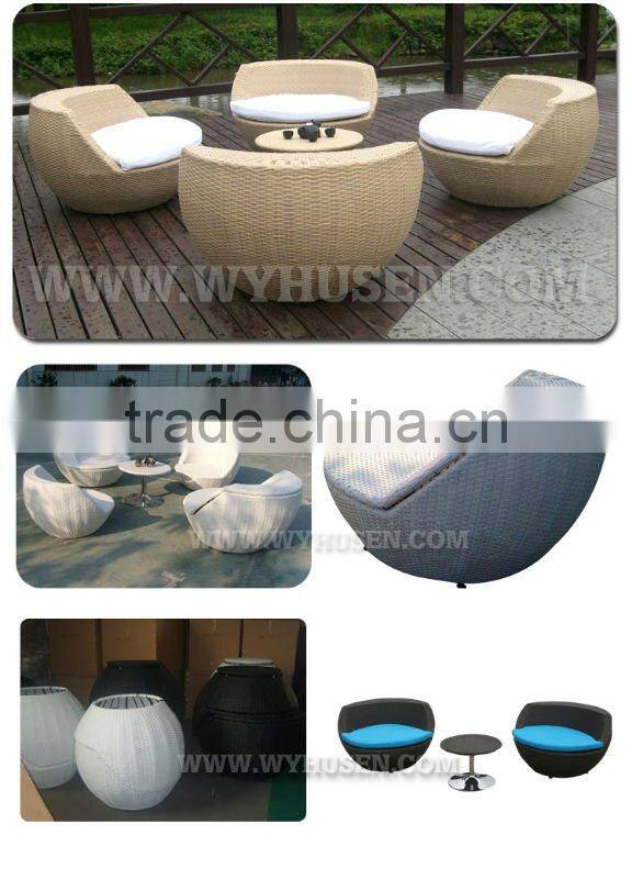 2011 new rattan outdoor tea(coffee) table with chair WYHS-T046