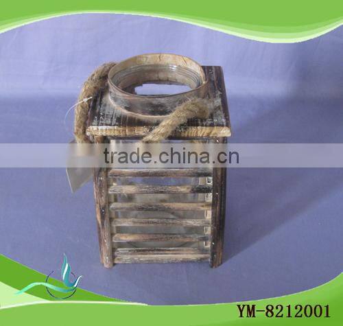 Colored Wood Lanterns