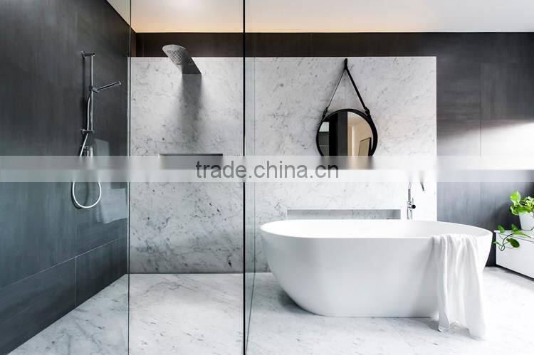 Hot sale high gloss natural stone kavala white marble tile