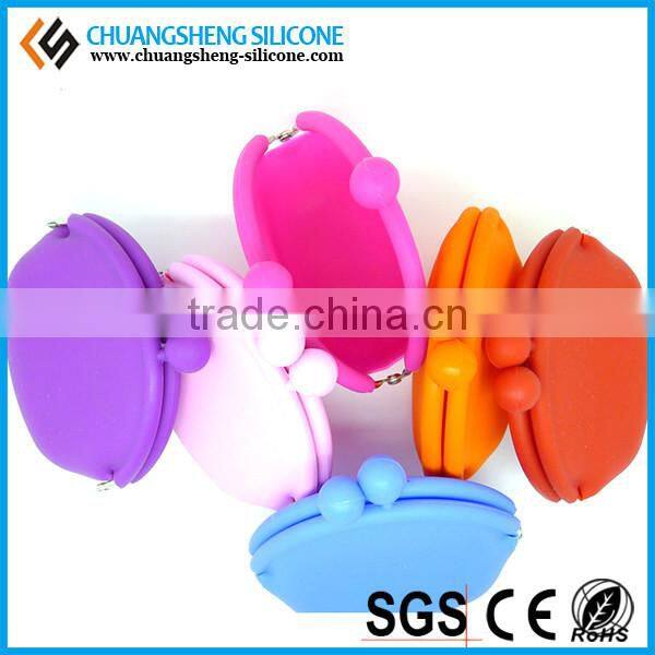 2015 best selling men's woman silicone aluminium coin wallet as promotion gift