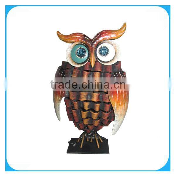 home decoration metal decorative owl