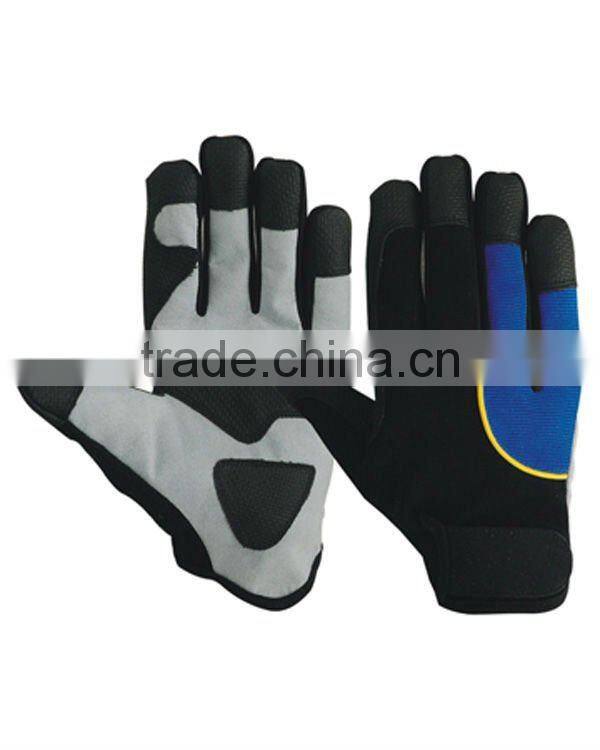 Fingerless Safety Sport Mechanic Glove