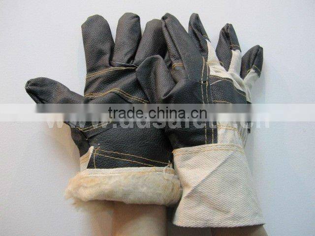 DDSAFETY Cheap Leather Winter Work Glove Safety Gloves