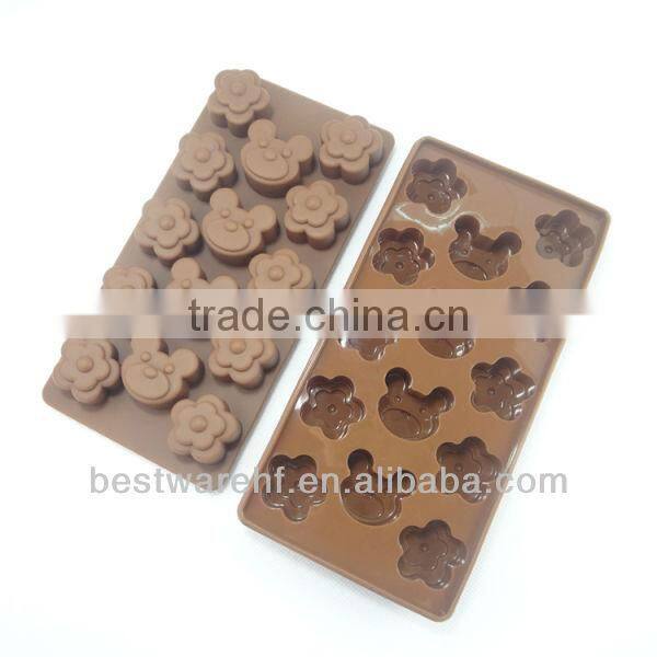 candy silicone tray 15 cavity love ice mould silicone chocolate molds