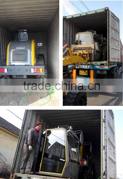 800KG mini wheel loader price list HZM908 Chinese wheel loader with protection chain