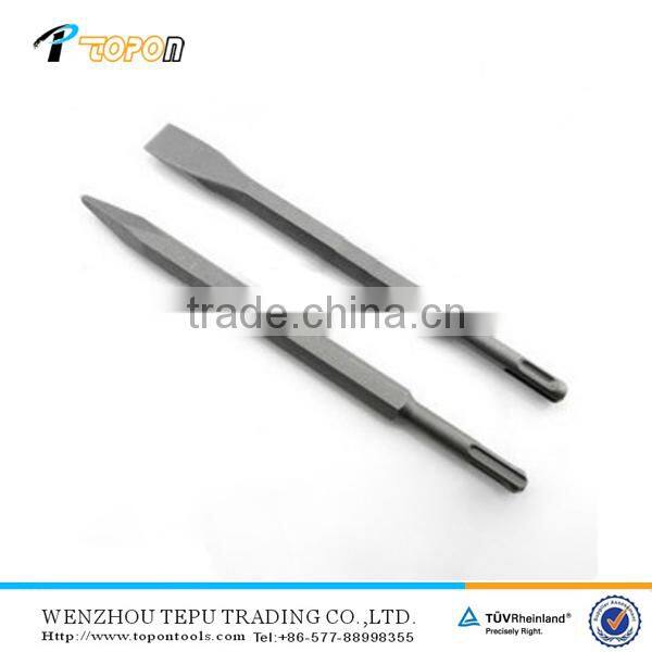 SDS Max Flat Chisel/Point Chisel with Hex Body
