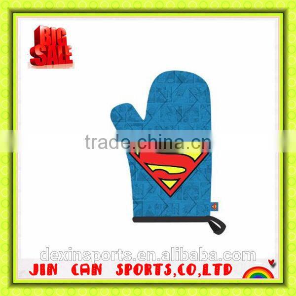 2014 new product cotton kitchen design oven gloves with finge