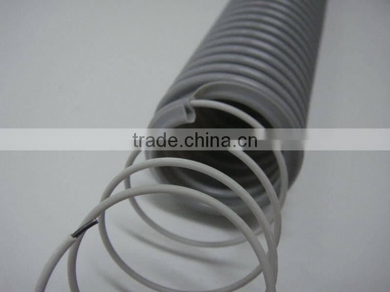 jiangsu wuxi steel wire reinforced spring PVC e hose