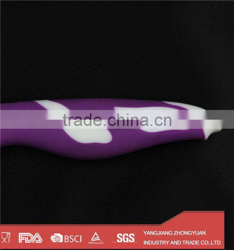 3pcs colored ceramic knife set with color box