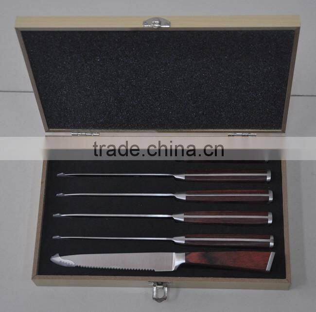 wood handle 4.5"steak knife
