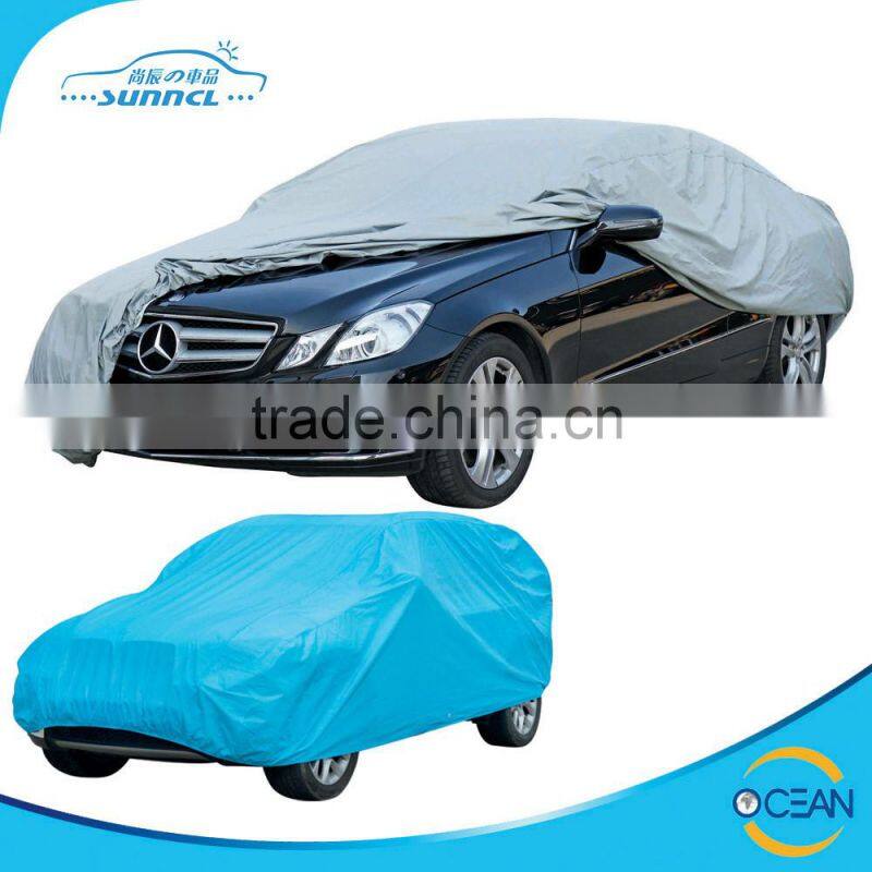 PE Car Cover Sun Shade , Full Set Car Body Cover