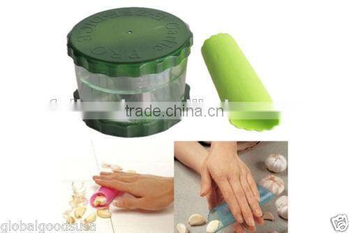 E-Z Peel NoTouch Garlic Pro Peeler Dicer Slicer Easy Twist Stripper Chopper