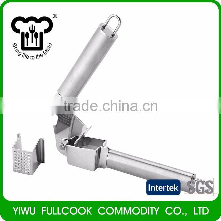 Factory wholesale zinc alloy hand garlic presser kitchen gadget