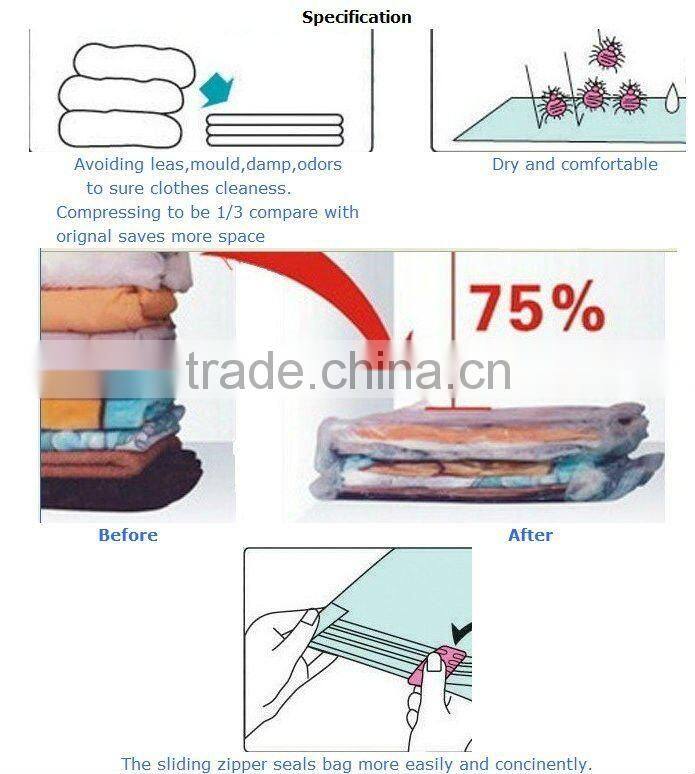 Vacuum Compressed Bag and Space Saver Storage