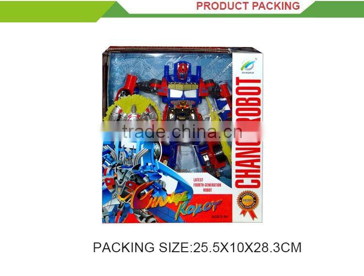 Wholesale plastic deformation car robot toy big boys toys