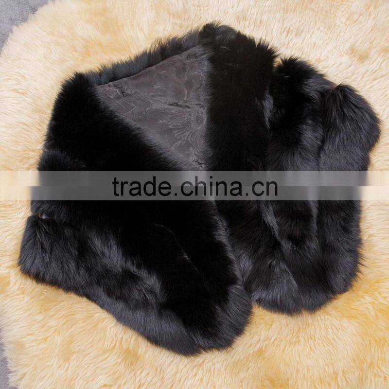 2016 new product high-grade luxury fashion faux fur shawl coat woman cape
