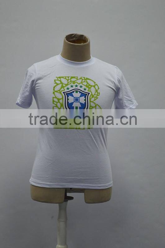 OEM High quality short sleeve 95 organic cotton 5 elastane t shirt