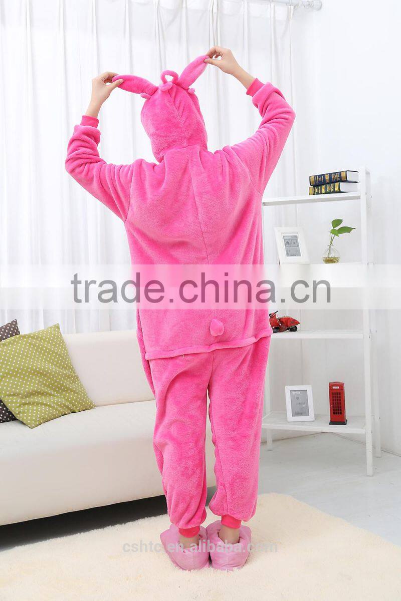 coral fleece cartoon adult animal jumpsuit animal pajamas jumpsuit