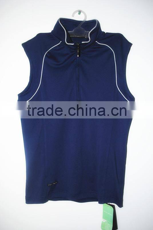 OEM service spandex sleeveless Mens' Sport top Breathable and Cool dry
