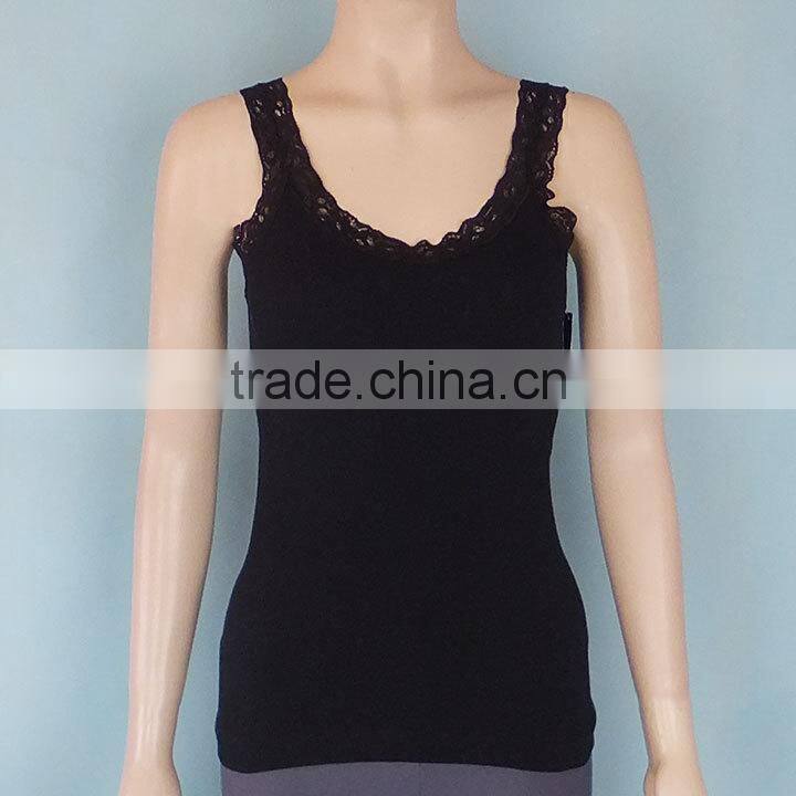 140409 Ladies Lace Camisole Tops Stock