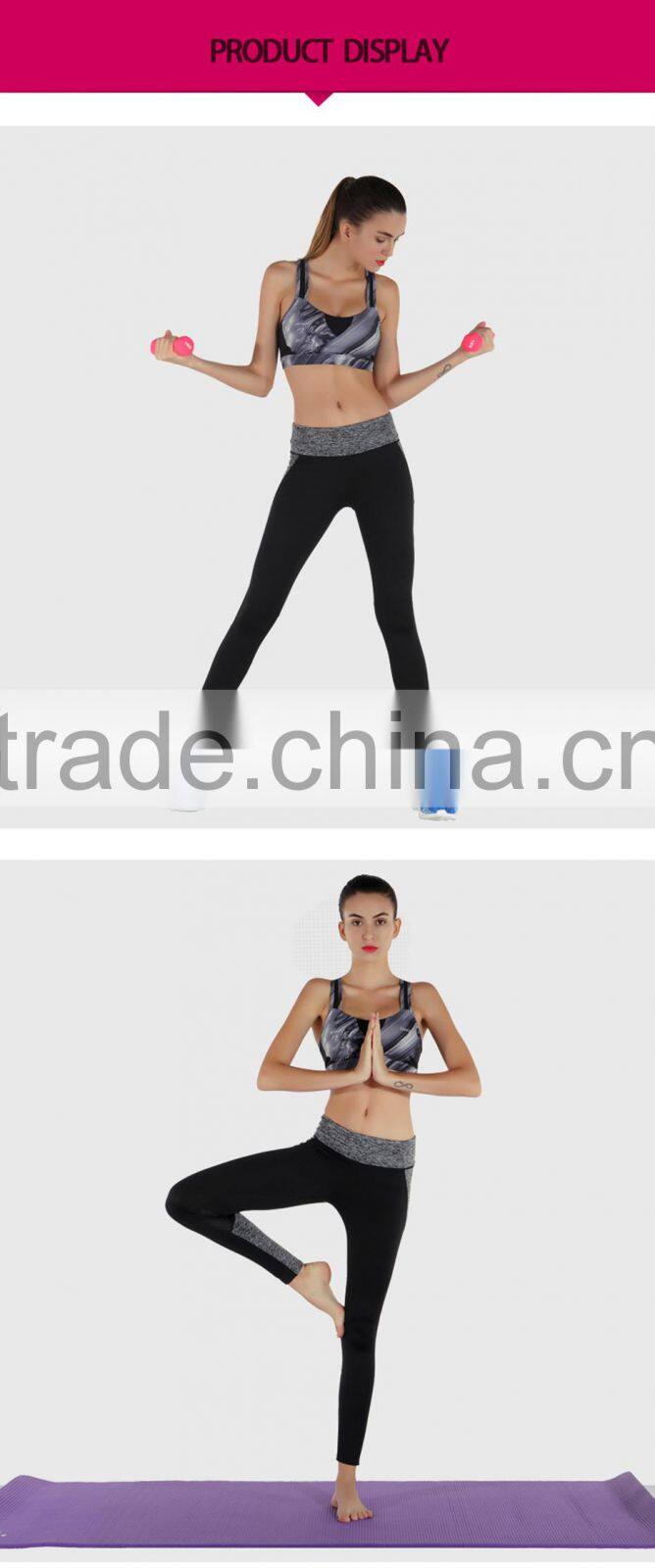 From China Supplier Women Fitness Legging Wear Gym Sports Pants For Yoga Wholesale