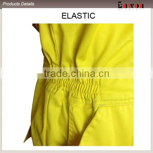 Yellow Coveralls With Reflector